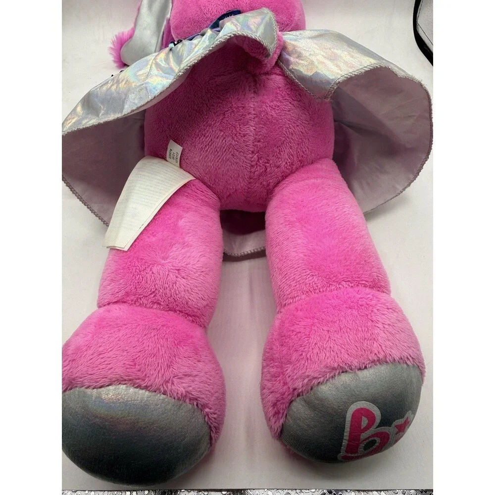 Build A Bear Honey Girls RISA Pink Bunny Rock Star Stuffed Plush 20” & Outfit